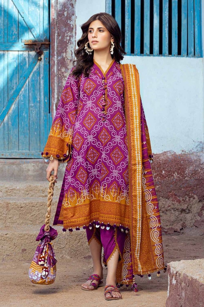 Gul Ahmed | Chunri Collection | CL-42018 - Official Gul Ahmed stockist in UK - Sakeena London