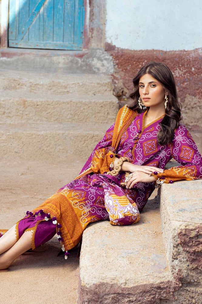 Gul Ahmed | Chunri Collection | CL-42018 - Official Gul Ahmed stockist in UK - Sakeena London
