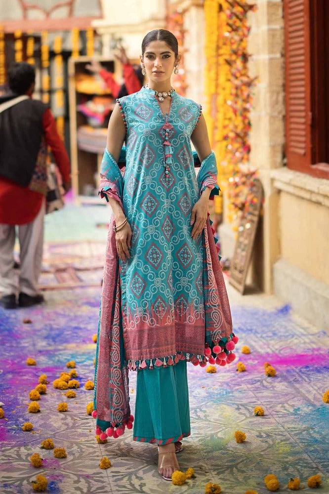 Gul Ahmed | Chunri Collection | CL-42018 - Official Gul Ahmed stockist in UK - Sakeena London