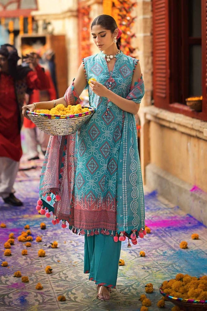 Gul Ahmed | Chunri Collection | CL-42018 - Official Gul Ahmed stockist in UK - Sakeena London