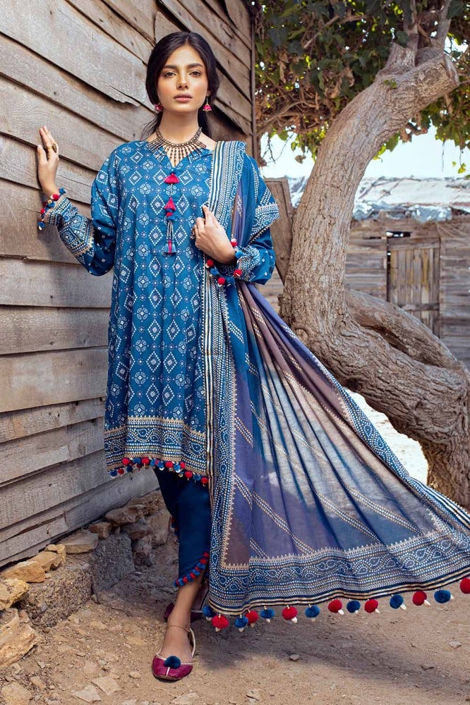 Gul Ahmed | Chunri Collection | CL-42003 A - Official Gul Ahmed stockist in UK - Sakeena London