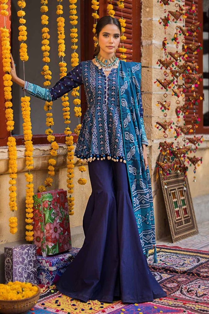 Gul Ahmed | Chunri Collection | CL-42051 - Official Gul Ahmed stockist in UK - Sakeena London