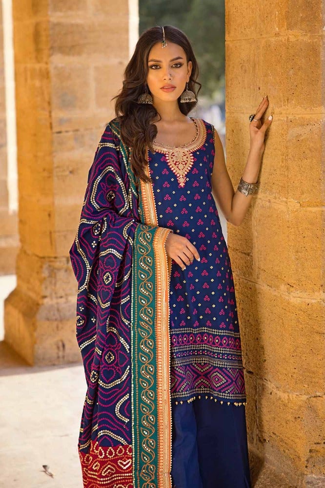 Gul Ahmed | Chunri Collection | LE-42034 - Official Gul Ahmed stockist in UK - Sakeena London