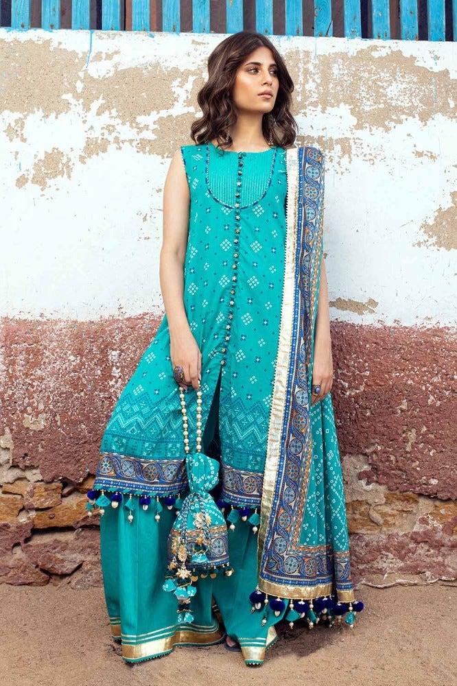 Gul Ahmed | Chunri Collection | CL-42013 A - Official Gul Ahmed stockist in UK - Sakeena London