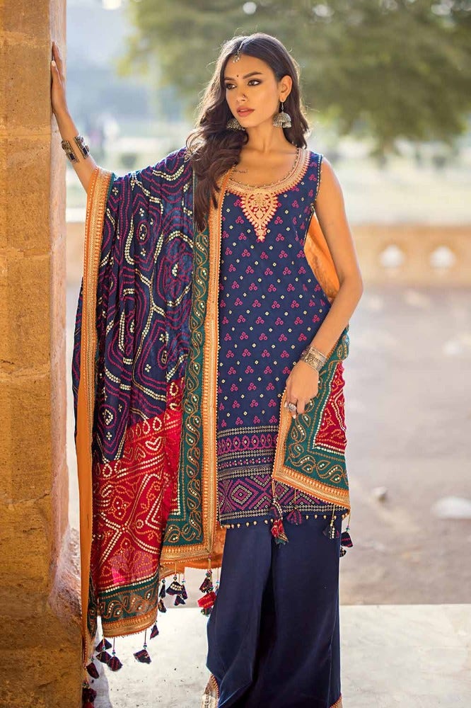 Gul Ahmed | Chunri Collection | LE-42034 - Official Gul Ahmed stockist in UK - Sakeena London