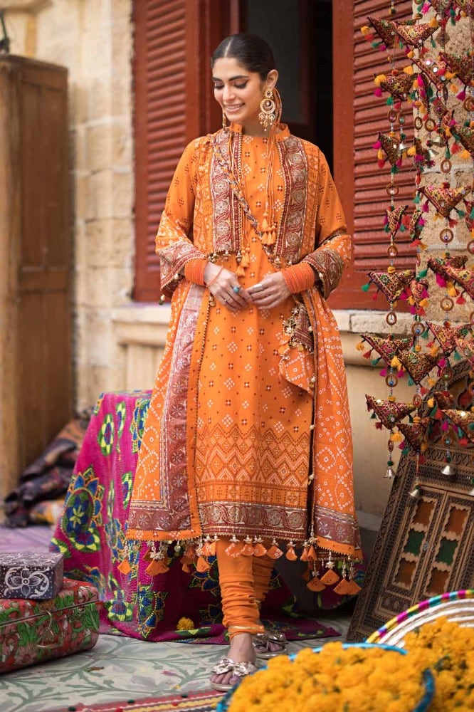 Gul Ahmed | Chunri Collection | CL-42013 B - Official Gul Ahmed stockist in UK - Sakeena London
