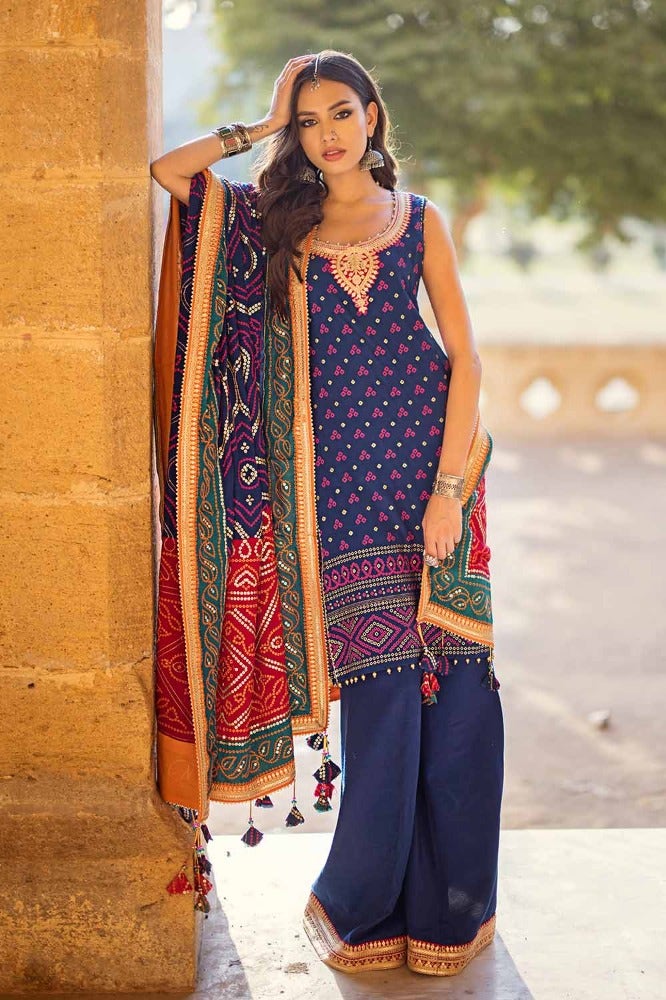 Gul Ahmed | Chunri Collection | LE-42034 - Official Gul Ahmed stockist in UK - Sakeena London