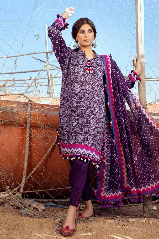 Gul Ahmed | Chunri Collection | CL-42033 - Official Gul Ahmed stockist in UK - Sakeena London
