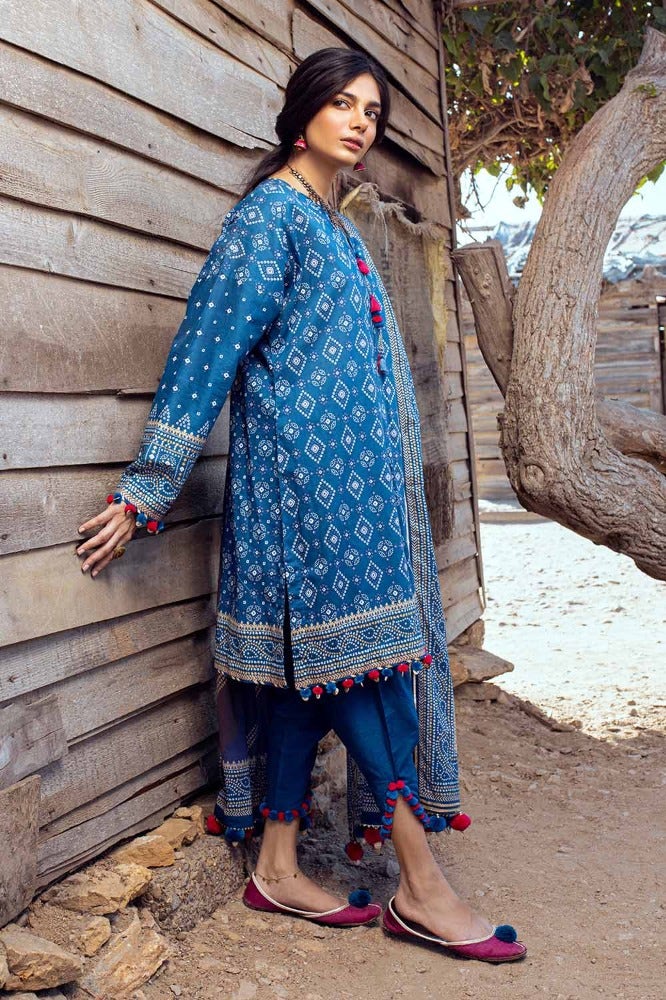 Gul Ahmed | Chunri Collection | CL-42003 A - Official Gul Ahmed stockist in UK - Sakeena London