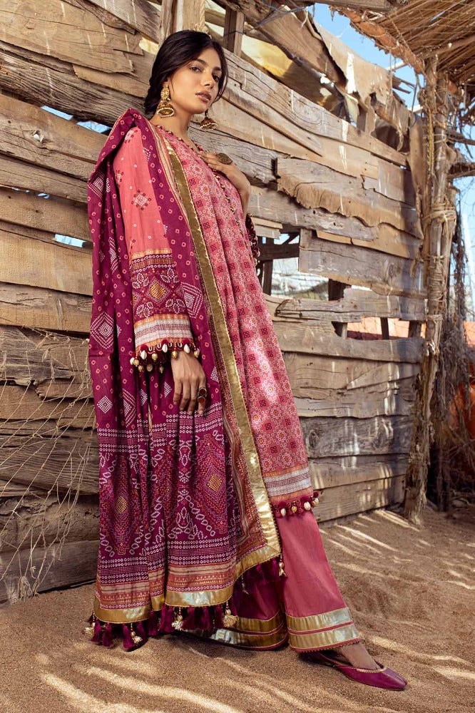 Gul Ahmed | Chunri Collection | CL-42032 A - Official Gul Ahmed stockist in UK - Sakeena London