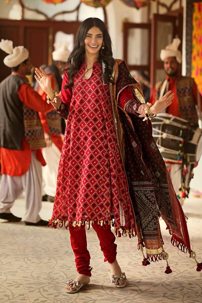 Gul Ahmed | Chunri Collection | CL-42032 B - Official Gul Ahmed stockist in UK - Sakeena London