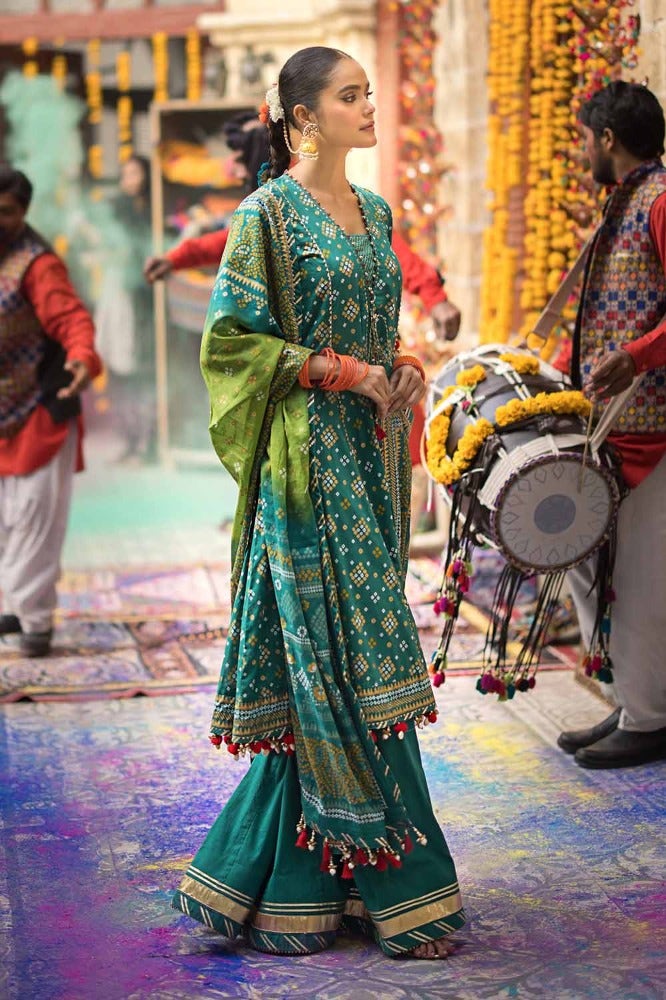 Gul Ahmed | Chunri Collection | CL-42004 B - Official Gul Ahmed stockist in UK - Sakeena London