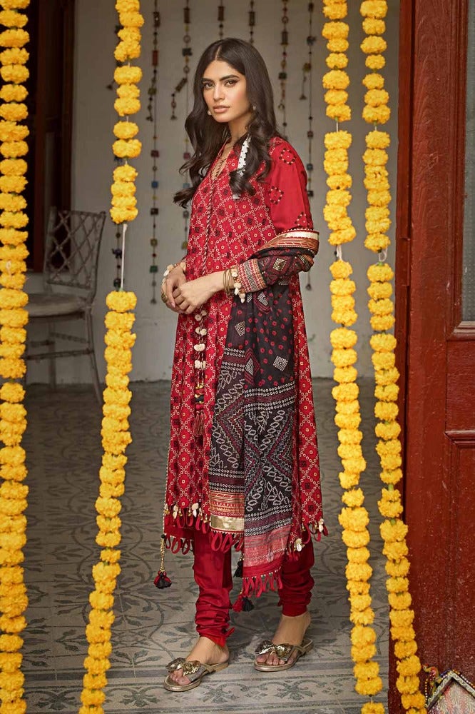 Gul Ahmed | Chunri Collection | CL-42032 B - Official Gul Ahmed stockist in UK - Sakeena London