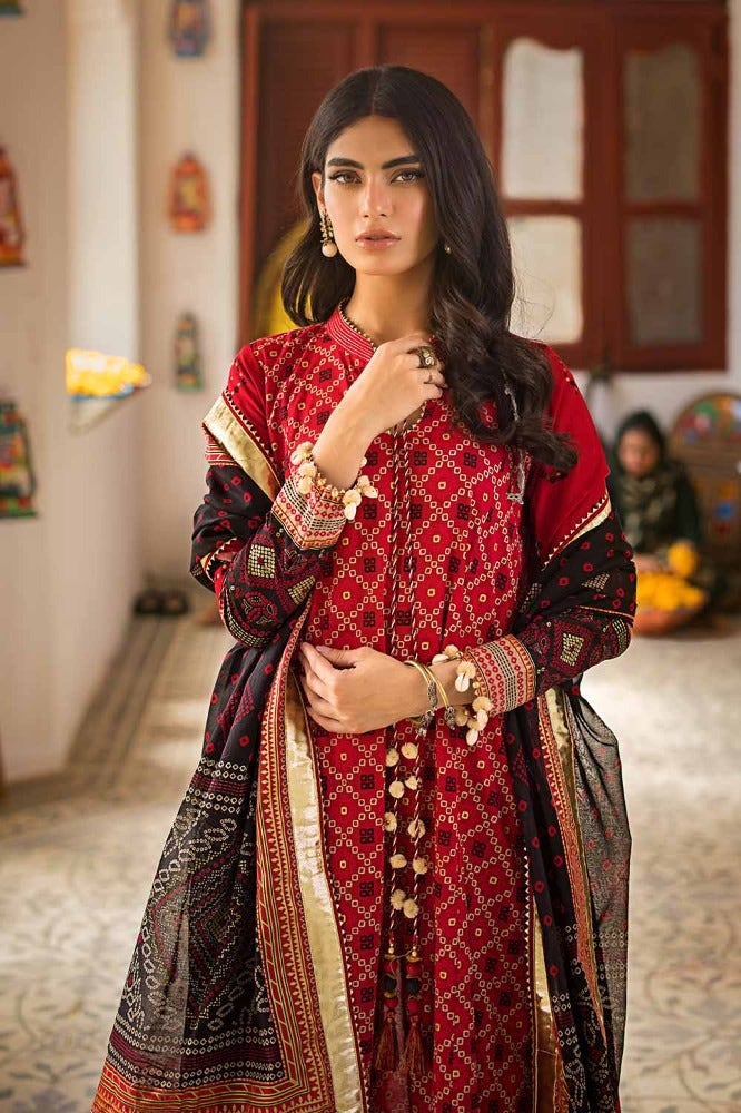 Gul Ahmed | Chunri Collection | CL-42032 B - Official Gul Ahmed stockist in UK - Sakeena London