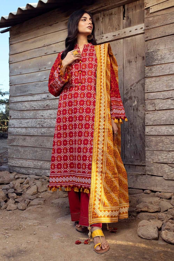 Gul Ahmed | Chunri Collection | CL-42061 - Official Gul Ahmed stockist in UK - Sakeena London