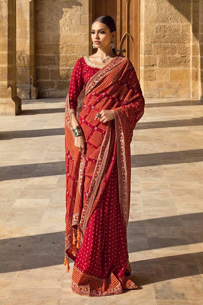 Gul Ahmed | Chunri Collection | PRS-42004 - Official Gul Ahmed stockist in UK - Sakeena London