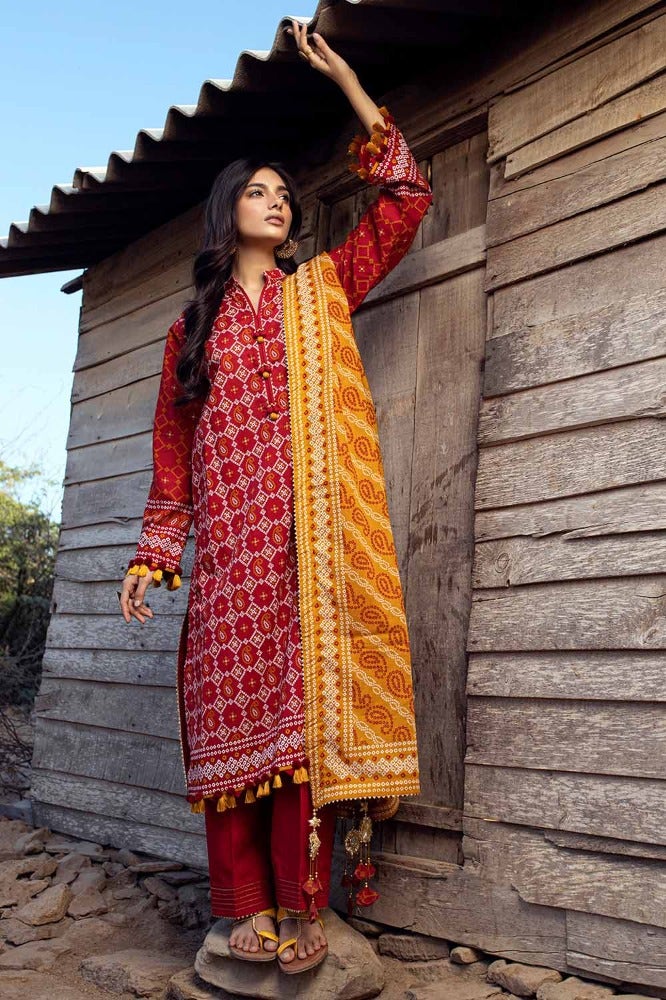 Gul Ahmed | Chunri Collection | CL-42061 - Official Gul Ahmed stockist in UK - Sakeena London