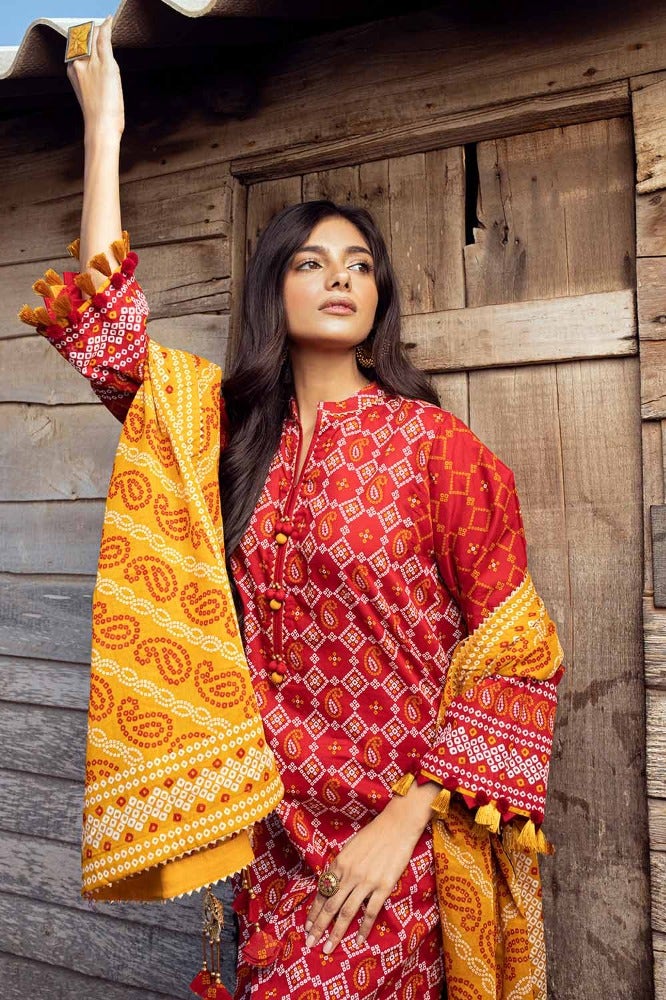 Gul Ahmed | Chunri Collection | CL-42061 - Official Gul Ahmed stockist in UK - Sakeena London