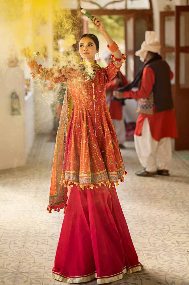 Gul Ahmed | Chunri Collection | CL-42042 B - Official Gul Ahmed stockist in UK - Sakeena London