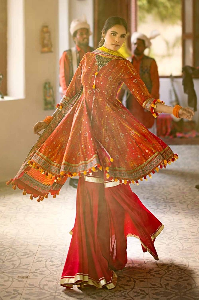 Gul Ahmed | Chunri Collection | CL-42042 B - Official Gul Ahmed stockist in UK - Sakeena London
