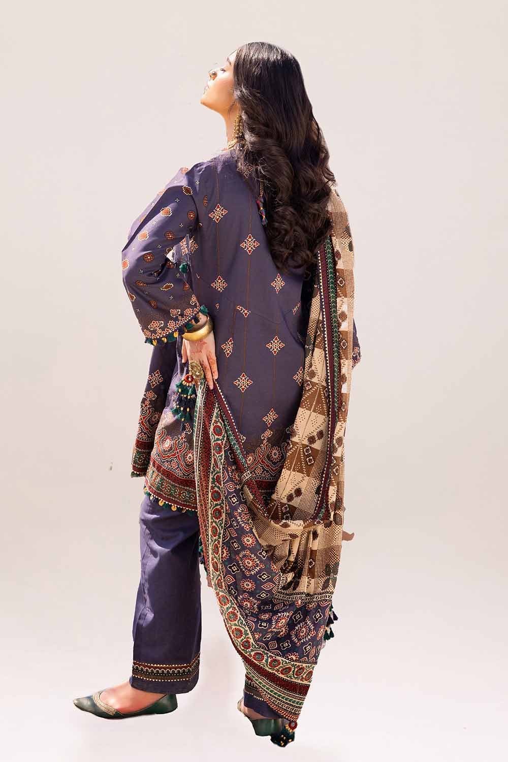 Gul Ahmed | Ajrak Kahani | CL-42118 - Official Gul Ahmed stockist in UK - Sakeena London