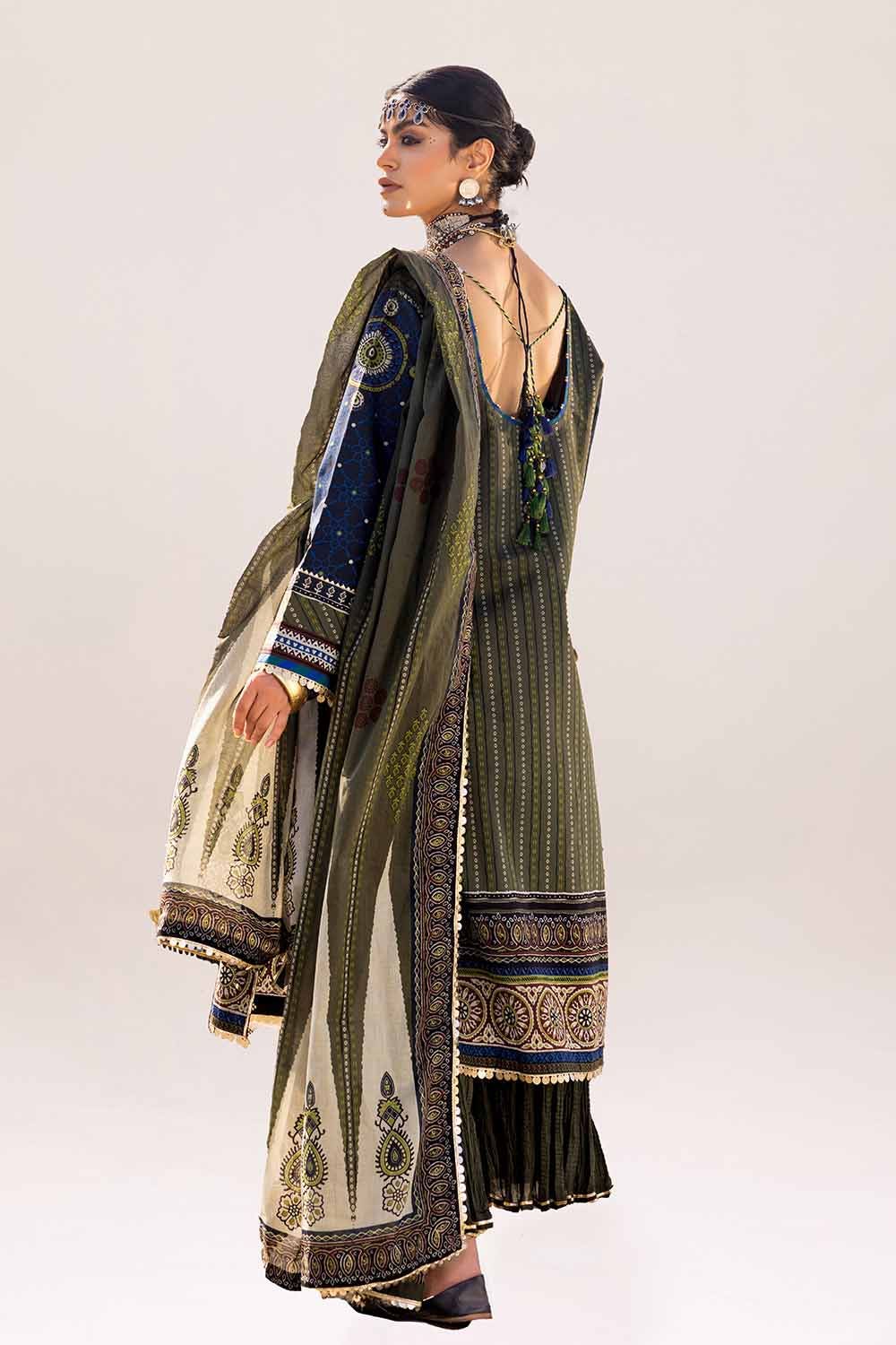 Gul Ahmed | Ajrak Kahani | CL-42119 - Official Gul Ahmed stockist in UK - Sakeena London