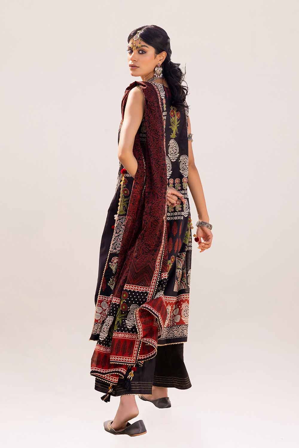 Gul Ahmed | Ajrak Kahani | CL-42246 - Official Gul Ahmed stockist in UK - Sakeena London