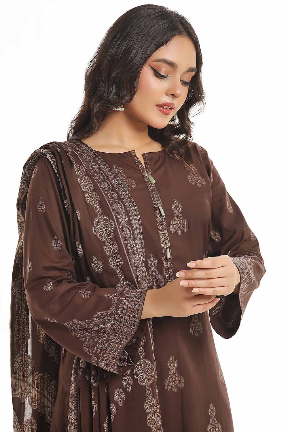Gul Ahmed | Special Jacquard Collection | CLF-42020 A - Official Gul Ahmed stockist in UK - Sakeena London