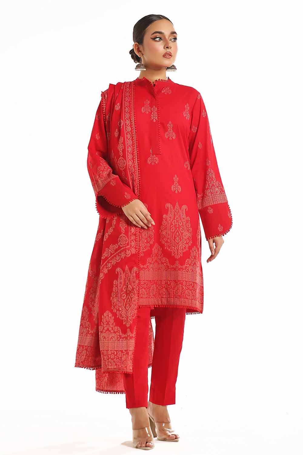 Gul Ahmed | Special Jacquard Collection | CLF-42020 B - Official Gul Ahmed stockist in UK - Sakeena London