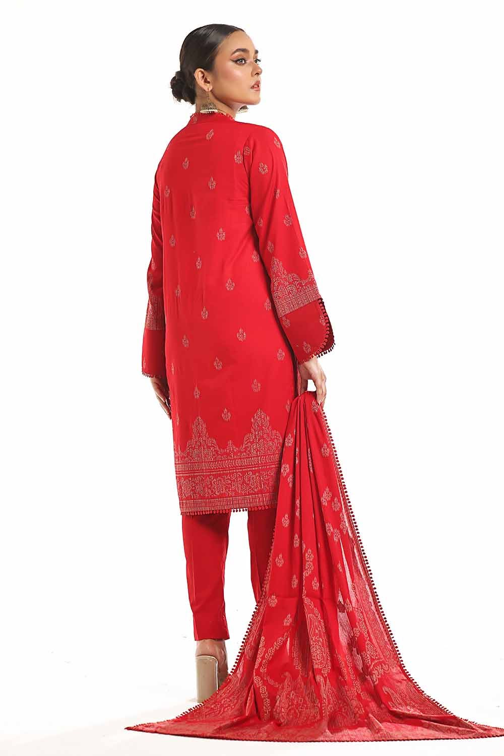 Gul Ahmed | Special Jacquard Collection | CLF-42020 B - Official Gul Ahmed stockist in UK - Sakeena London