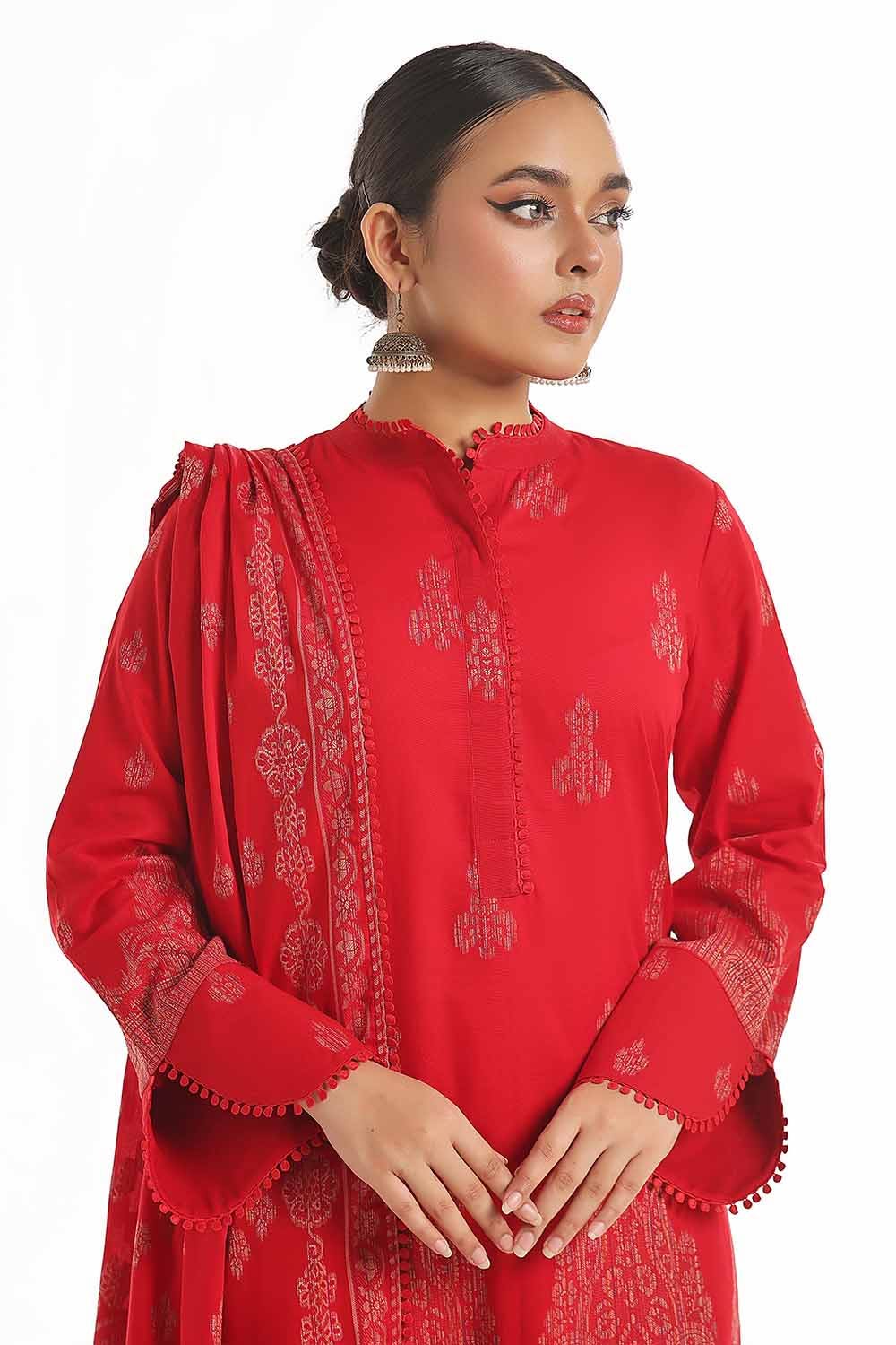 Gul Ahmed | Special Jacquard Collection | CLF-42020 B - Official Gul Ahmed stockist in UK - Sakeena London