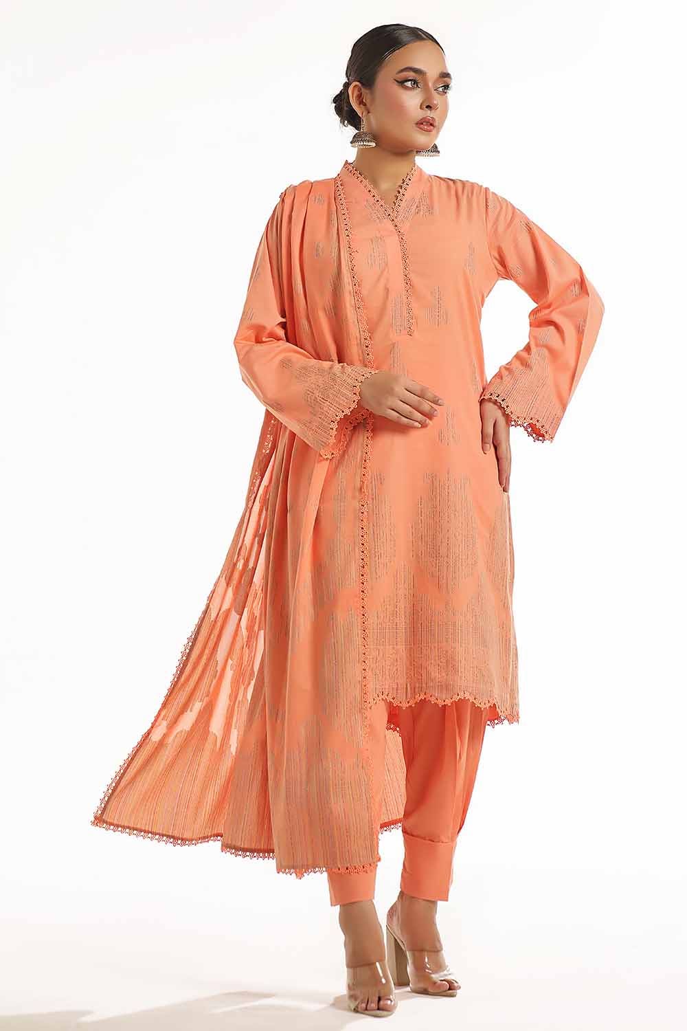 Gul Ahmed | Special Jacquard Collection | CLF-42020 C - Official Gul Ahmed stockist in UK - Sakeena London
