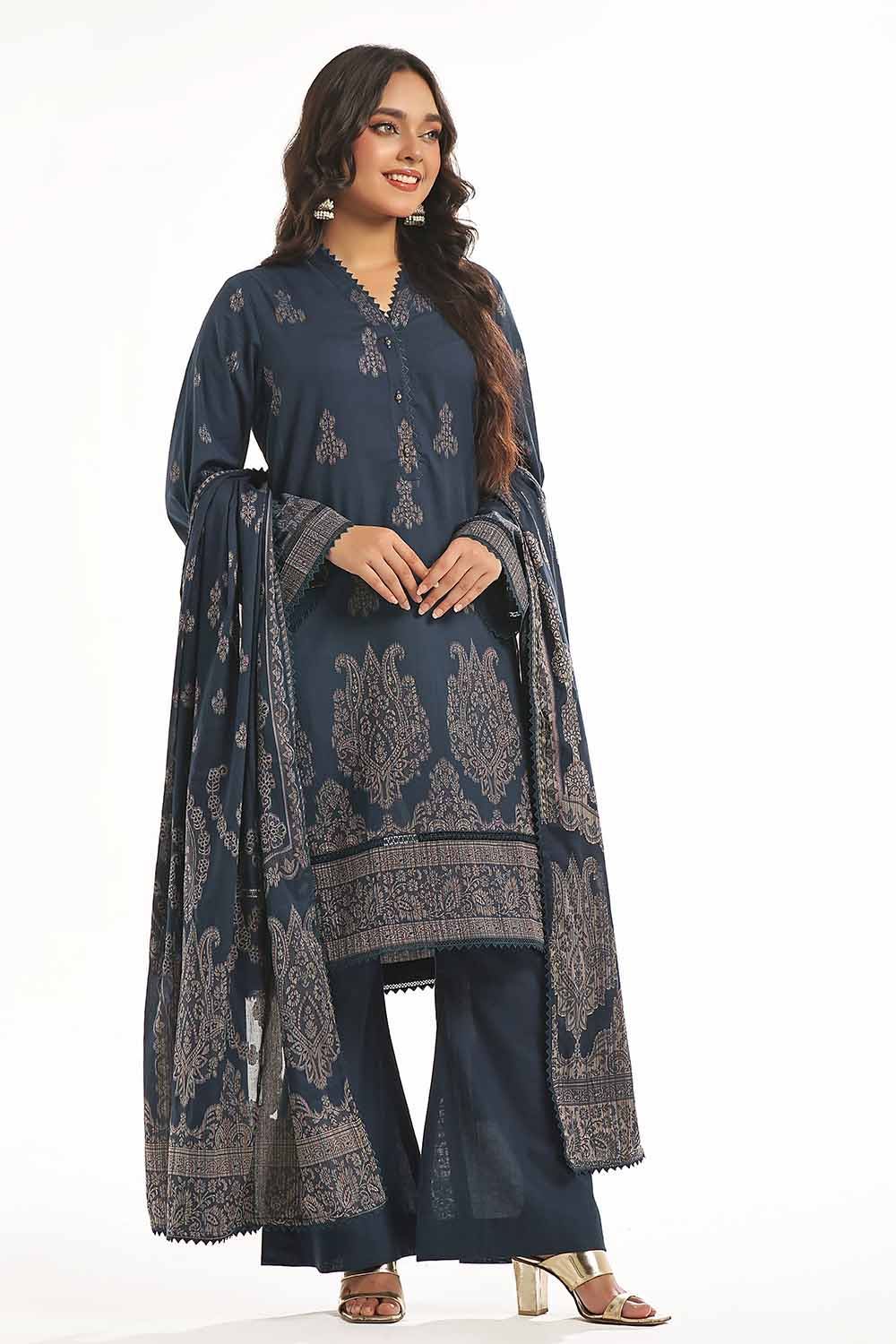 Gul Ahmed | Special Jacquard Collection | CLF-42020 E - Official Gul Ahmed stockist in UK - Sakeena London