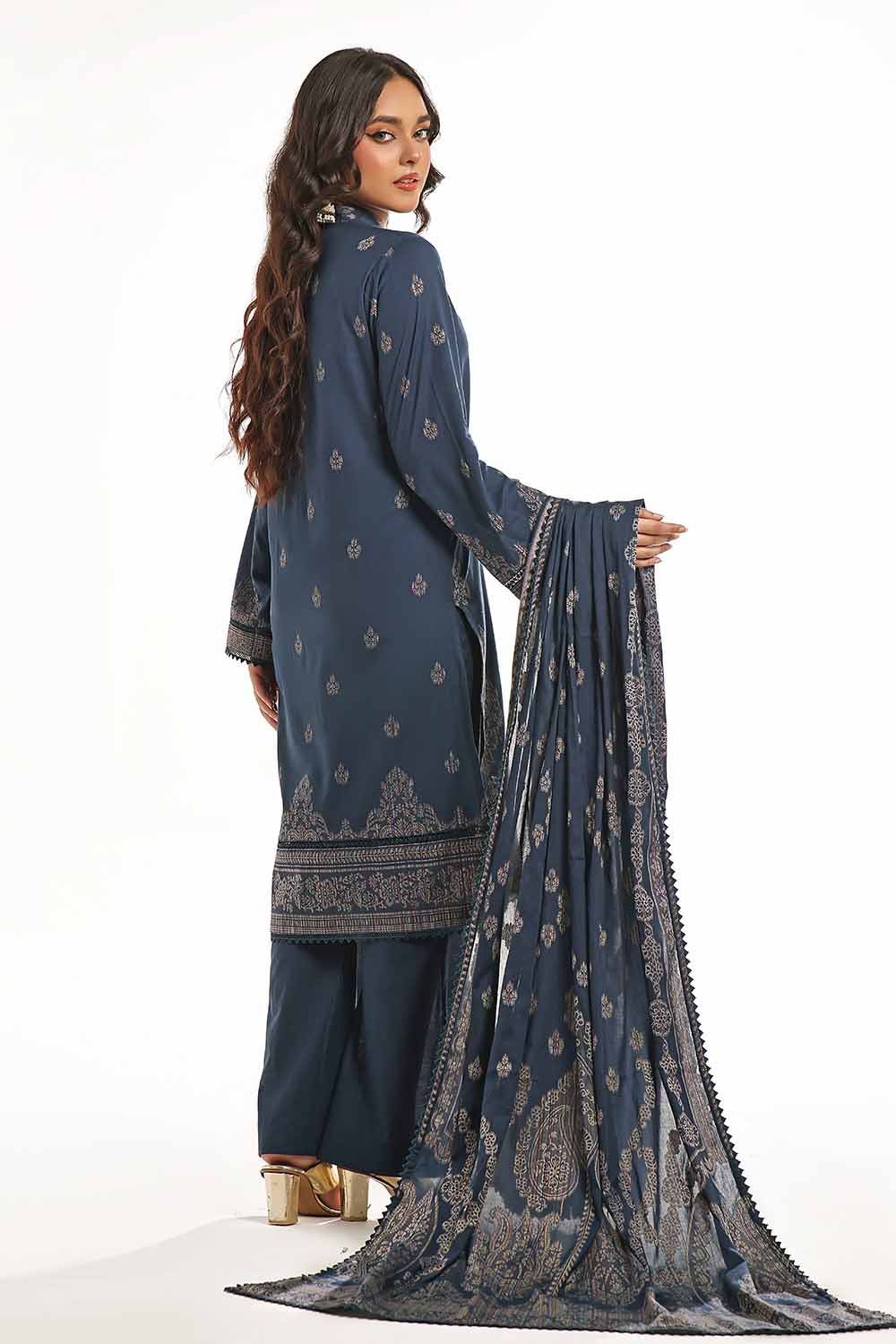 Gul Ahmed | Special Jacquard Collection | CLF-42020 E - Official Gul Ahmed stockist in UK - Sakeena London
