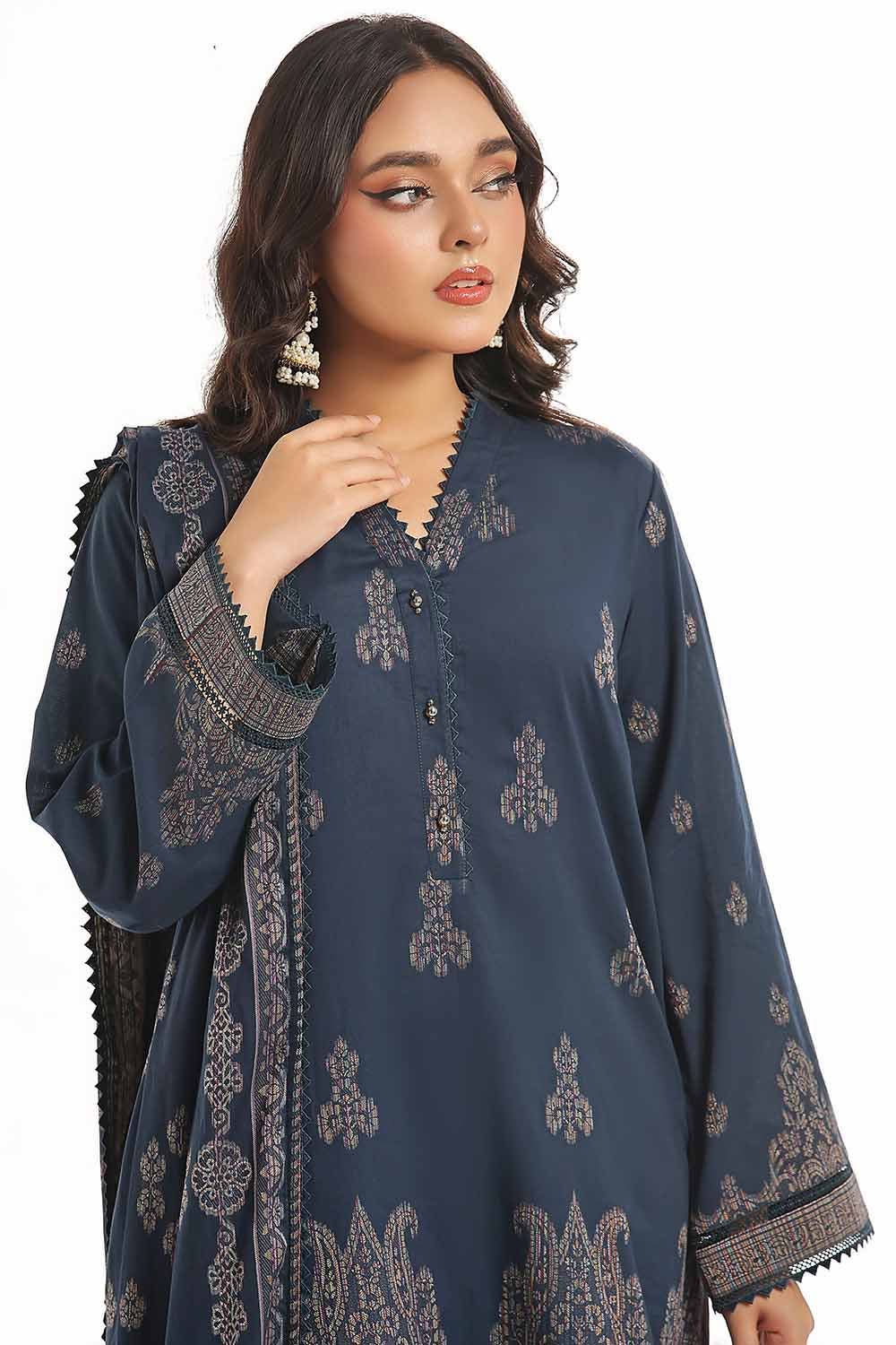 Gul Ahmed | Special Jacquard Collection | CLF-42020 E - Official Gul Ahmed stockist in UK - Sakeena London