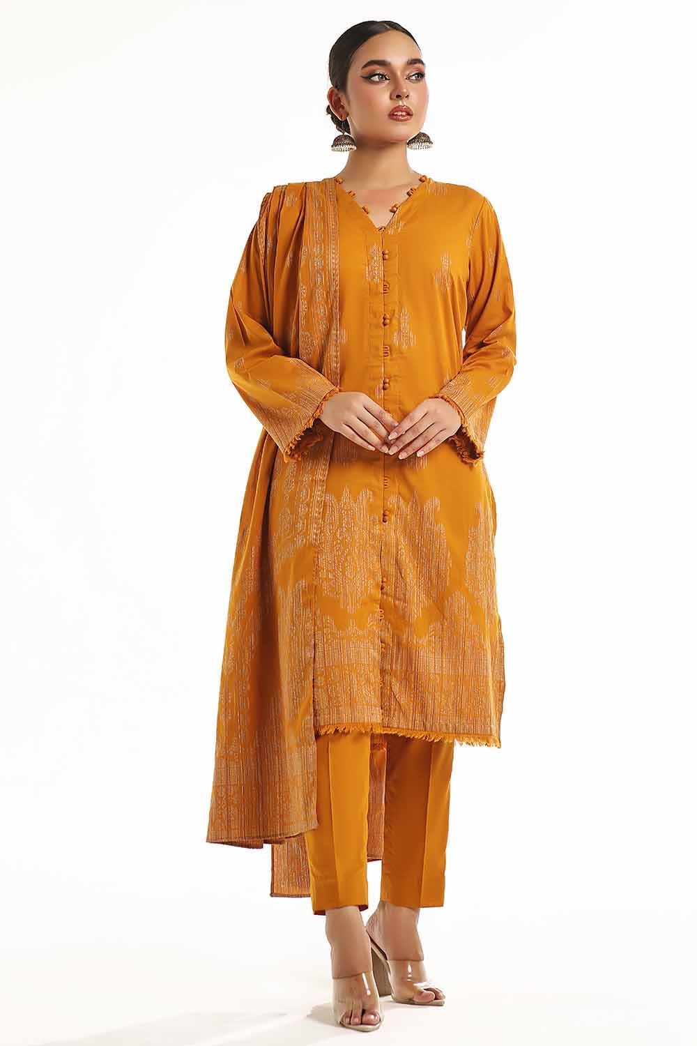 Gul Ahmed | Special Jacquard Collection | CLF-42020 F - Official Gul Ahmed stockist in UK - Sakeena London