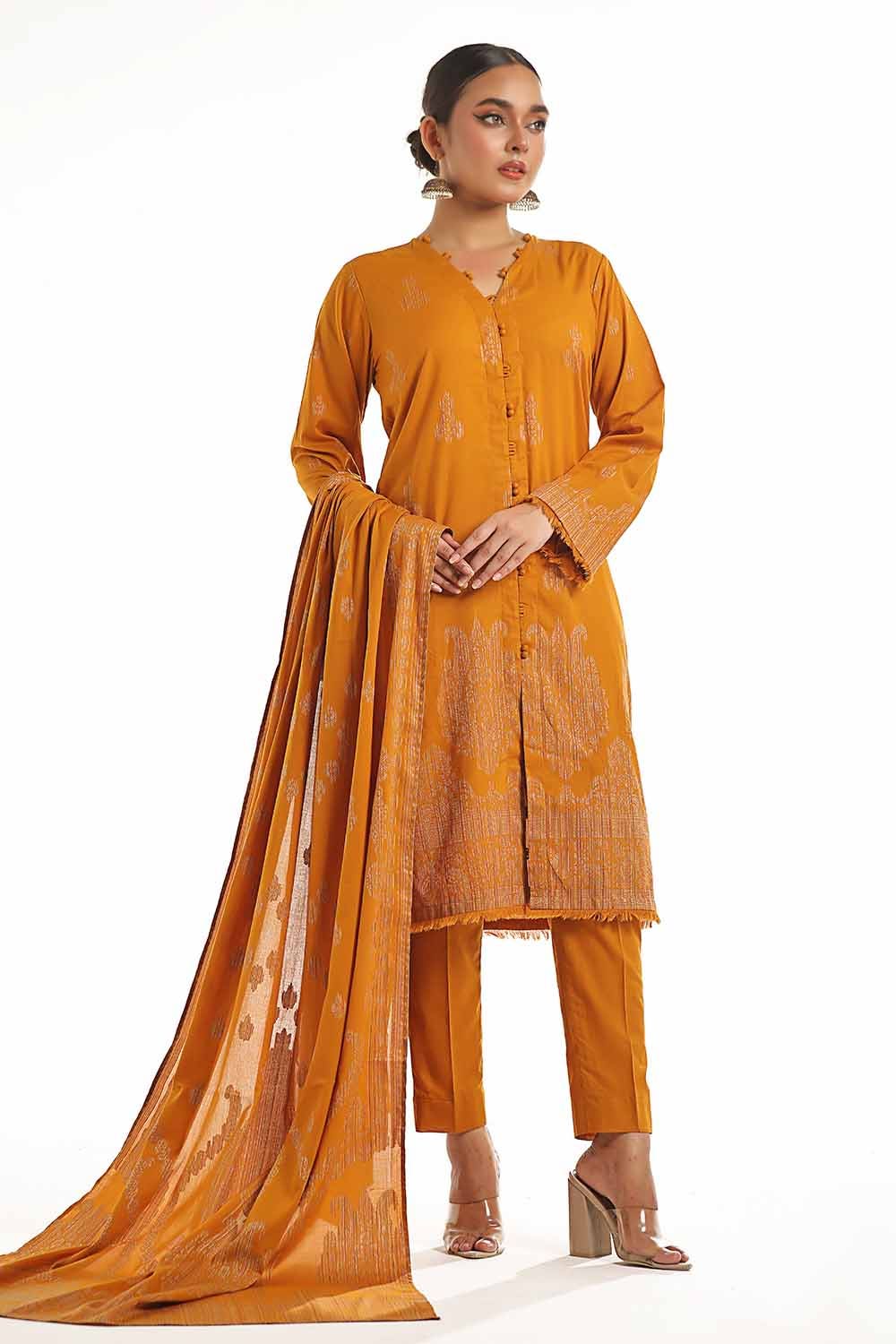 Gul Ahmed | Special Jacquard Collection | CLF-42020 F - Official Gul Ahmed stockist in UK - Sakeena London