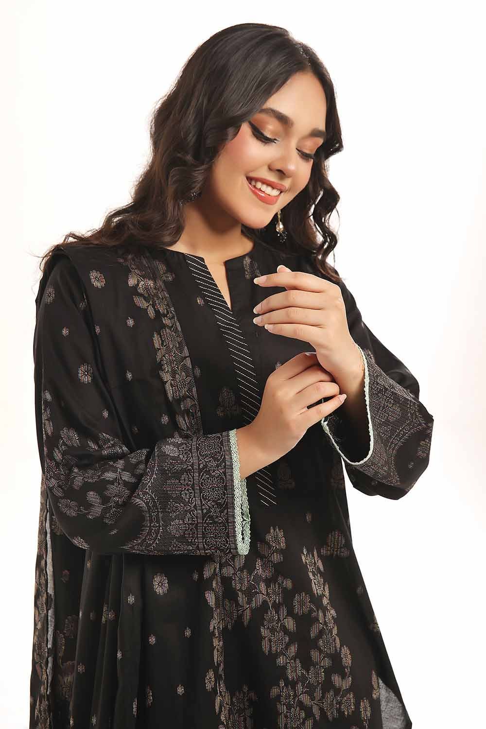 Gul Ahmed | Special Jacquard Collection | CLF-42021 B - Official Gul Ahmed stockist in UK - Sakeena London