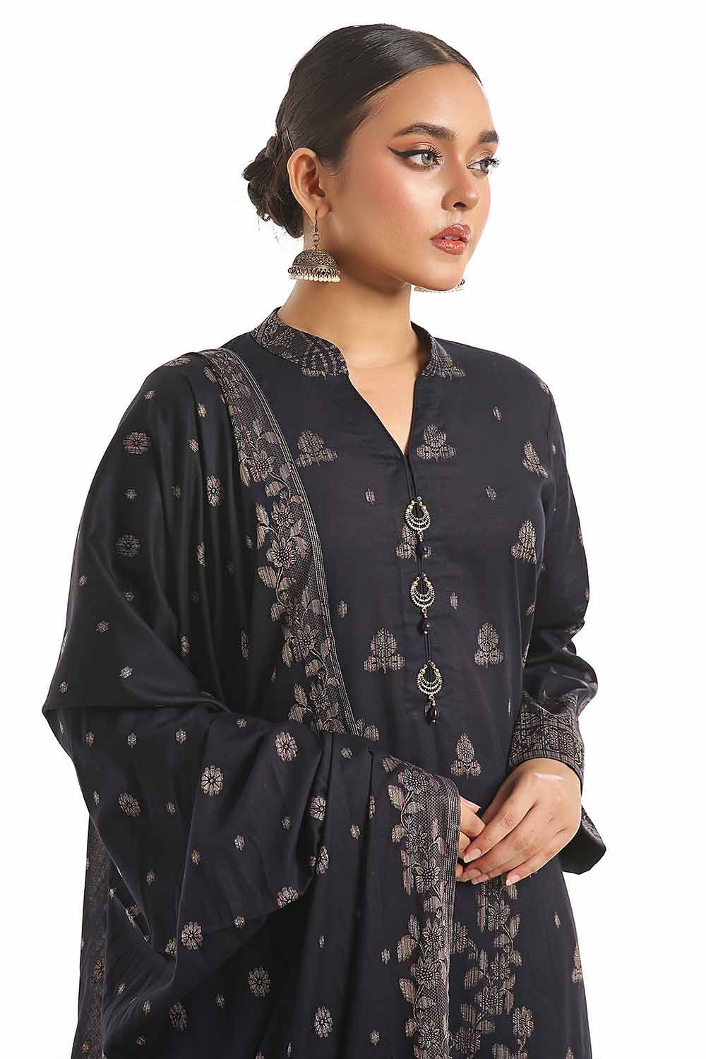 Gul Ahmed | Special Jacquard Collection | CLF-42021 C - Official Gul Ahmed stockist in UK - Sakeena London