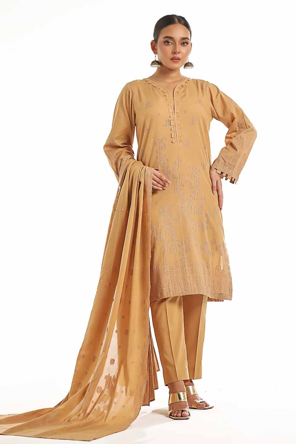 Gul Ahmed | Special Jacquard Collection | CLF-42021 E - Official Gul Ahmed stockist in UK - Sakeena London