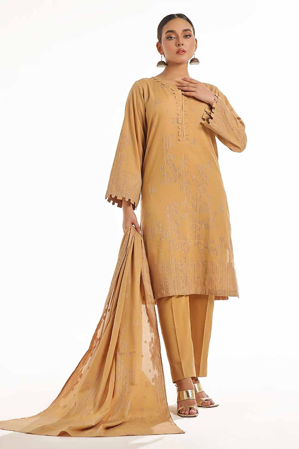 Gul Ahmed | Special Jacquard Collection | CLF-42021 E - Official Gul Ahmed stockist in UK - Sakeena London