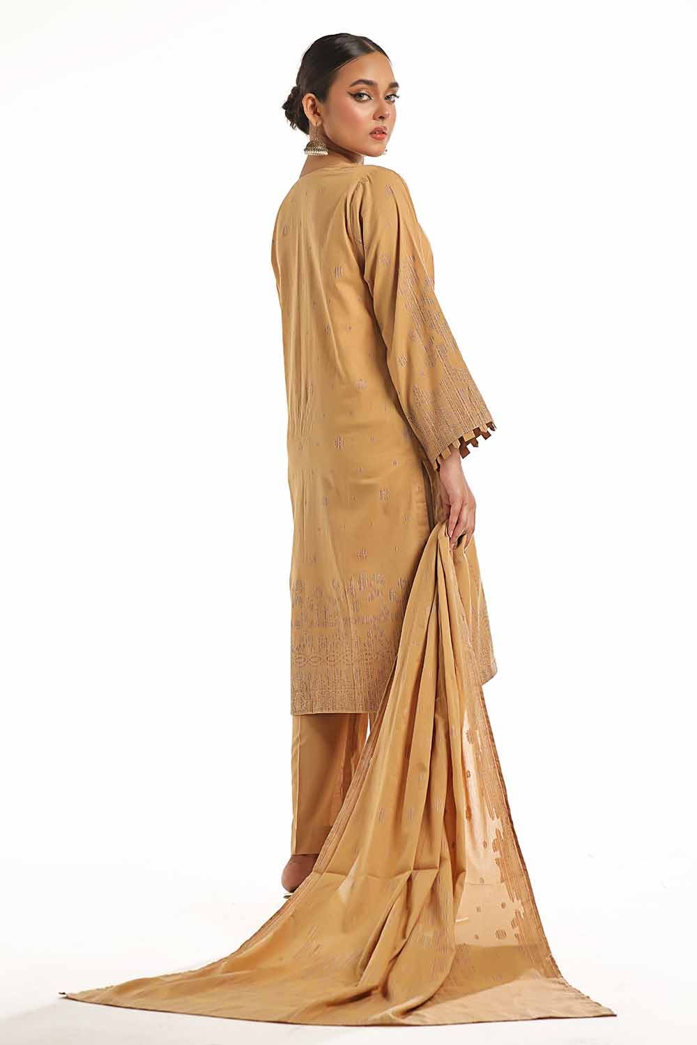 Gul Ahmed | Special Jacquard Collection | CLF-42021 E - Official Gul Ahmed stockist in UK - Sakeena London
