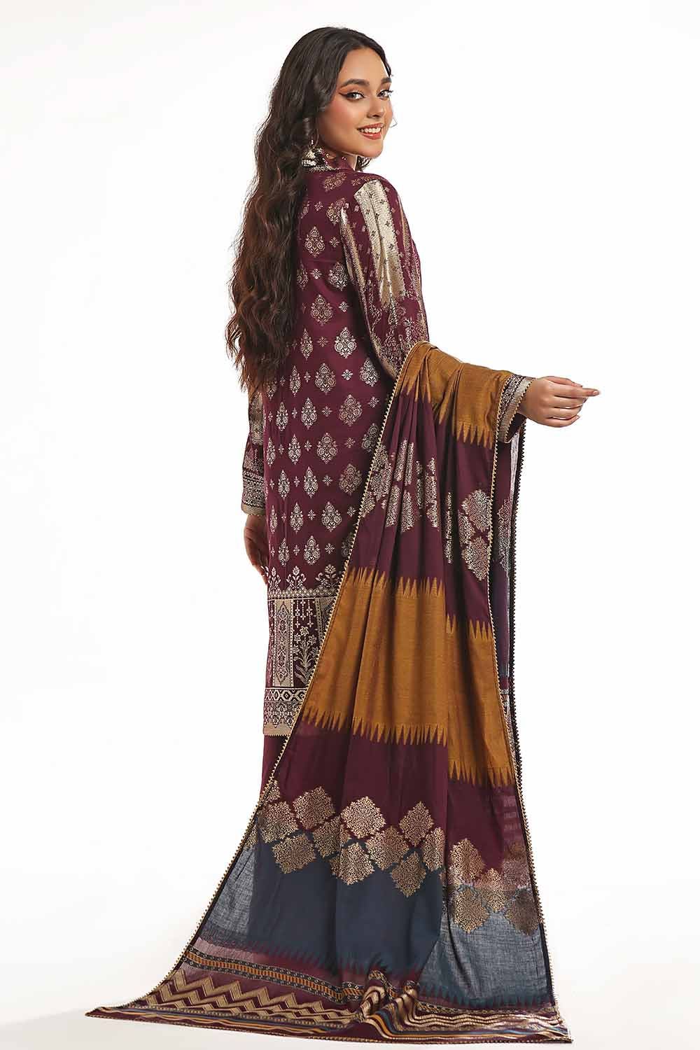 Gul Ahmed | Special Jacquard Collection | CLF-42022 A - Official Gul Ahmed stockist in UK - Sakeena London