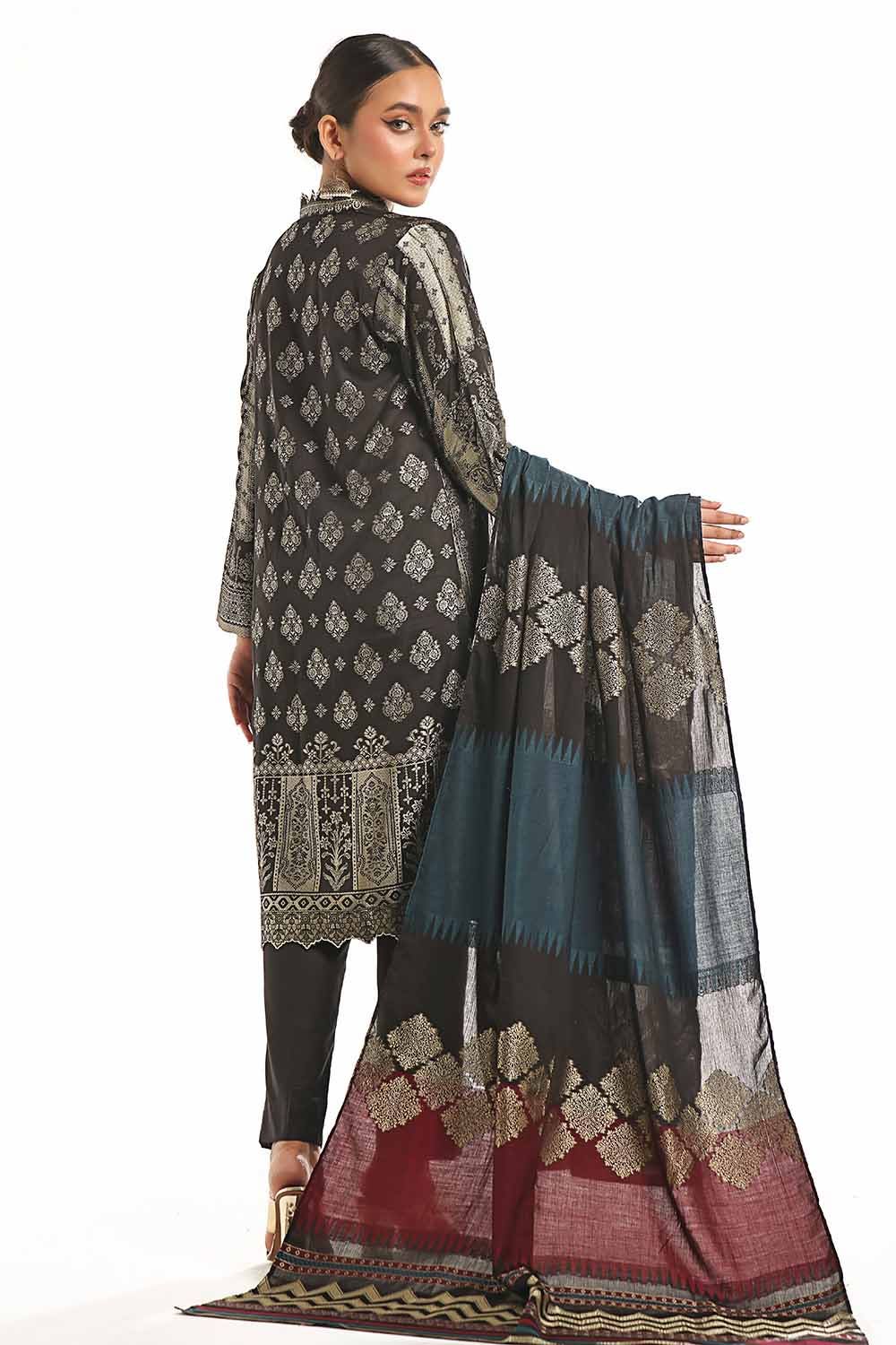Gul Ahmed | Special Jacquard Collection | CLF-42022 C - Official Gul Ahmed stockist in UK - Sakeena London