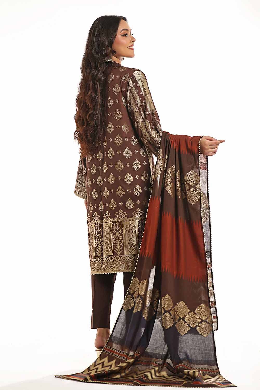 Gul Ahmed | Special Jacquard Collection | CLF-42022 D - Official Gul Ahmed stockist in UK - Sakeena London