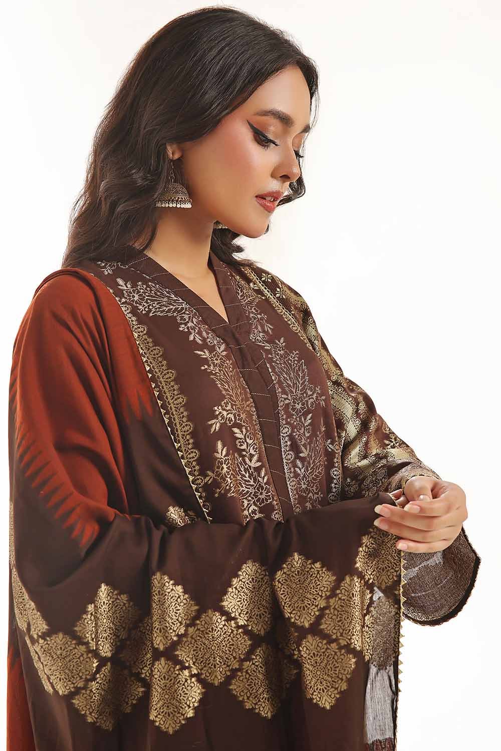 Gul Ahmed | Special Jacquard Collection | CLF-42022 D - Official Gul Ahmed stockist in UK - Sakeena London