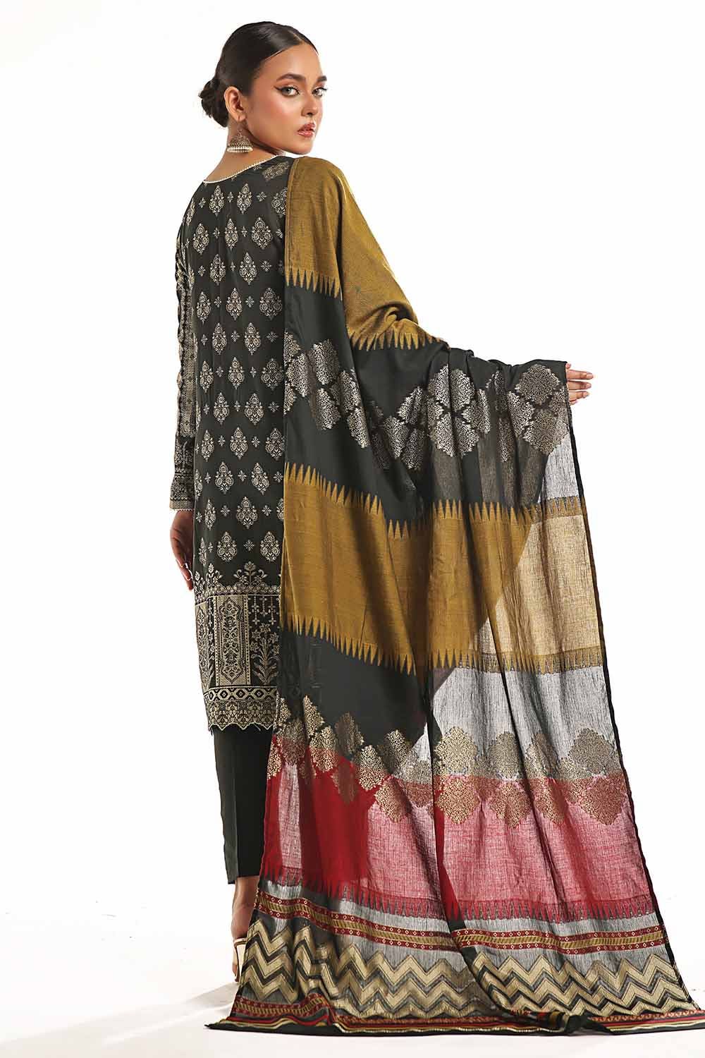 Gul Ahmed | Special Jacquard Collection | CLF-42022 E - Official Gul Ahmed stockist in UK - Sakeena London