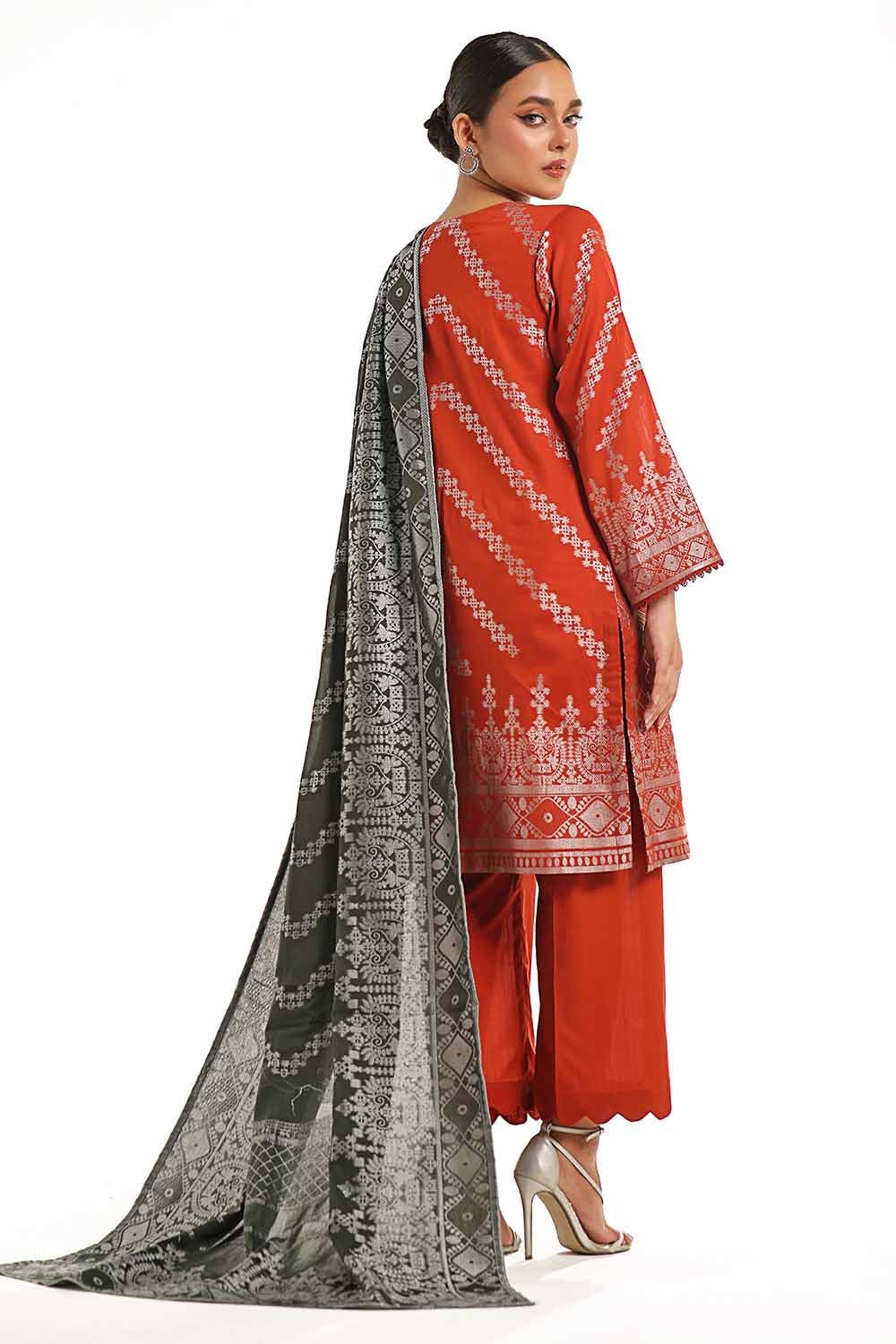 Gul Ahmed | Special Jacquard Collection | CLF-42023 A - Official Gul Ahmed stockist in UK - Sakeena London