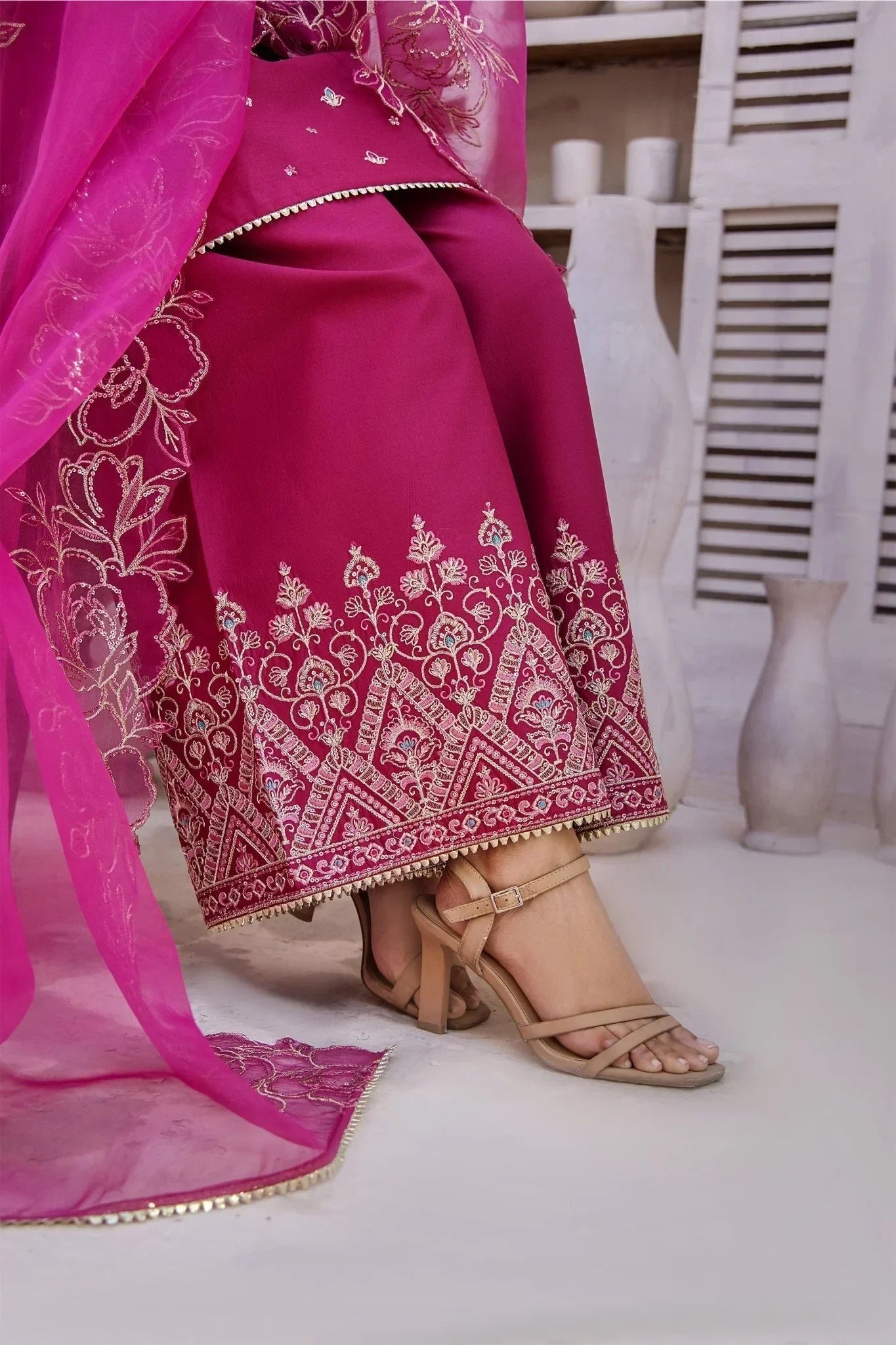 Rajwani | Sohani Casual Pret | CRIMSON - Official Rajwani stockist in UK - Sakeena London