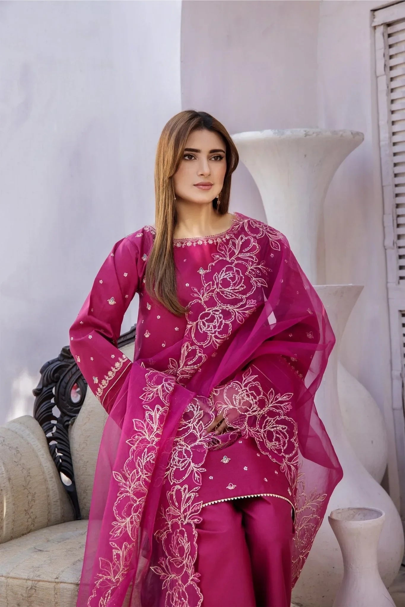 Rajwani | Sohani Casual Pret | CRIMSON - Official Rajwani stockist in UK - Sakeena London